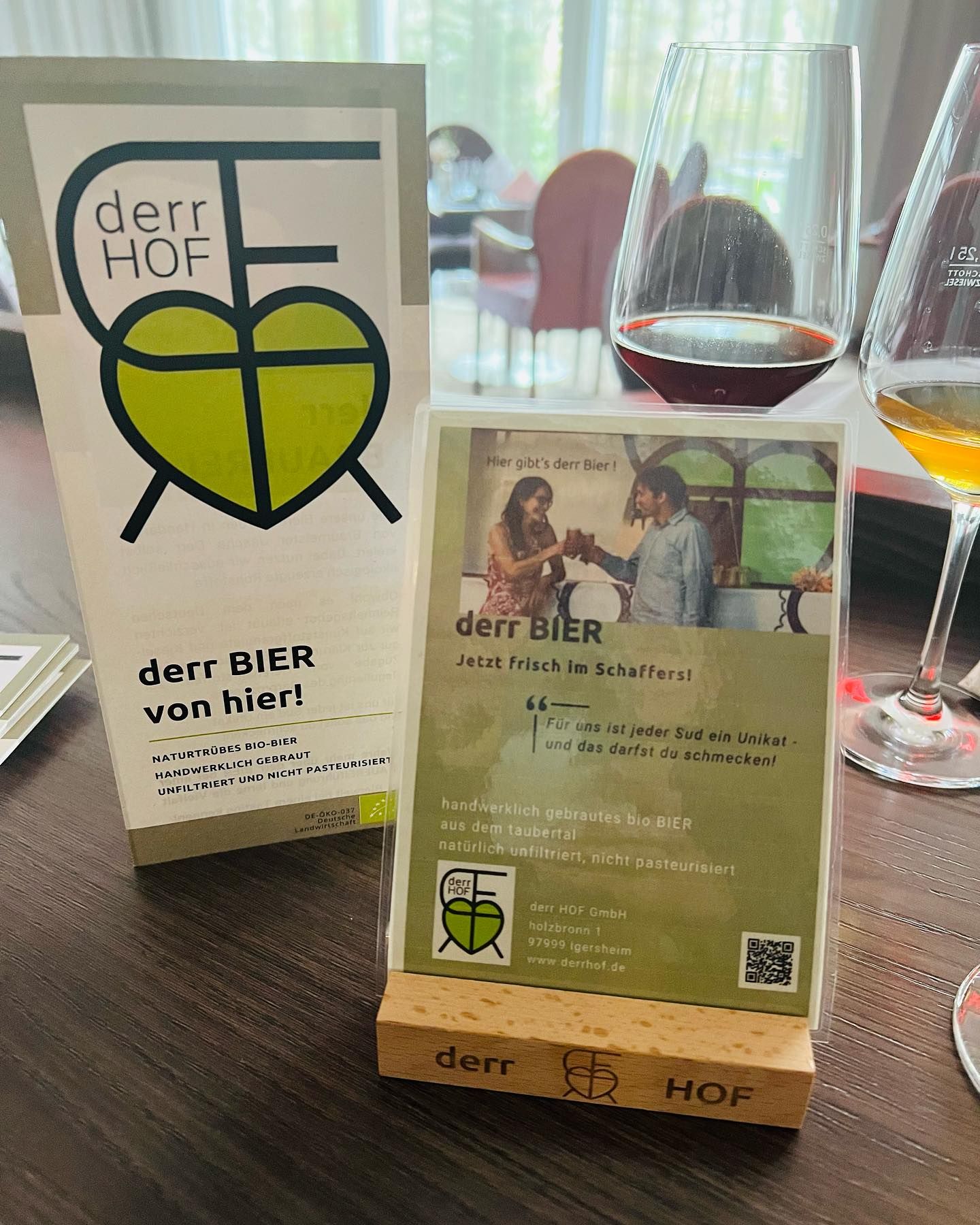 Biere vom derr Hof aus Igersheim-Holzbronn im Angebot!